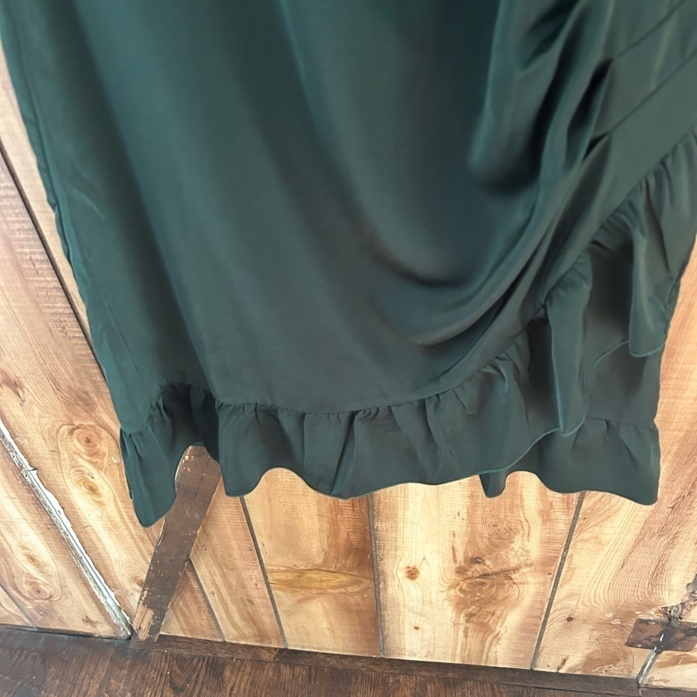 NWT HOMEYEE Dark Green Dress Size 10 XL - Picture 5 of 10